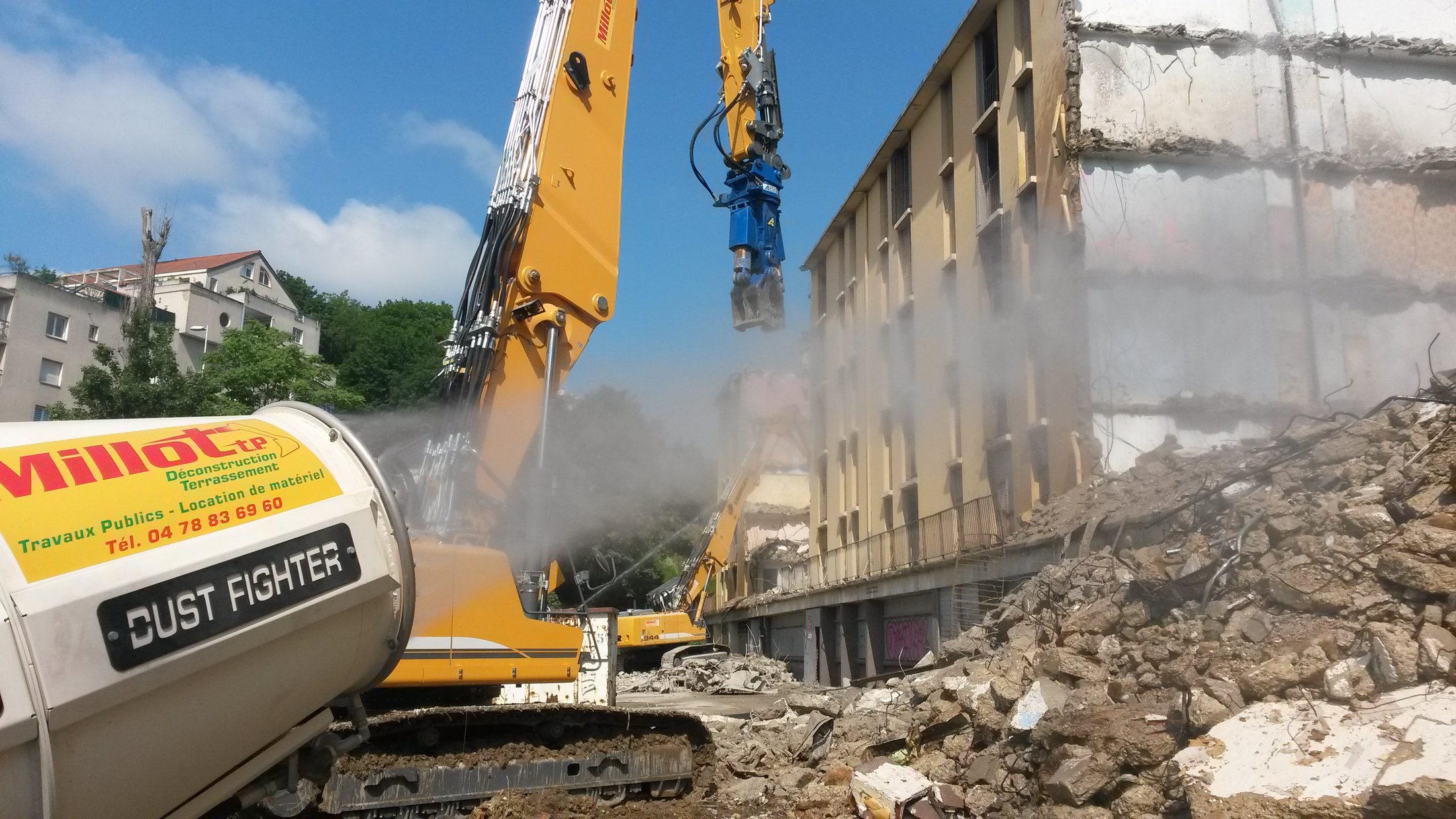 Chantier de déconstruction — MILLOT TP